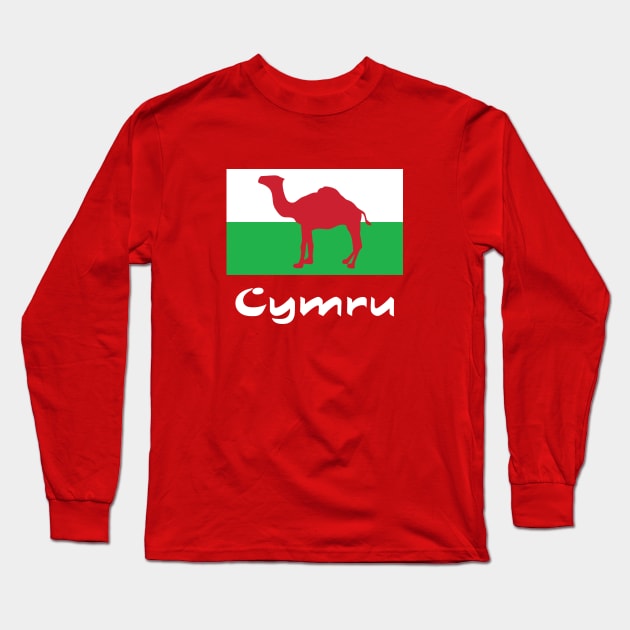 Cymru Camel Long Sleeve T-Shirt by Wales Football Store